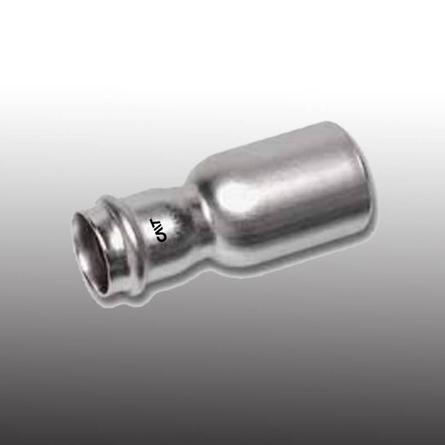 Reducer coupling with plain end