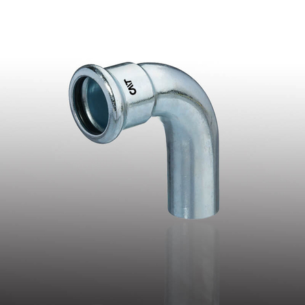 90d elbow with plain end