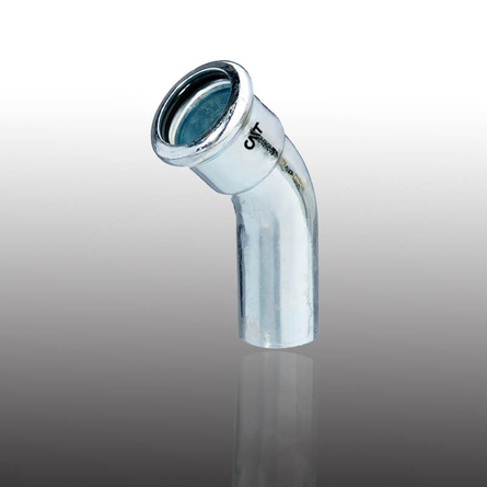 45d Elbow with Plain End