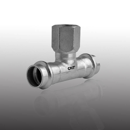Tee with female thread end