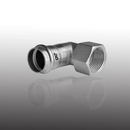 Bend 90° with short female adapter