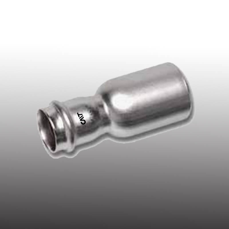 Reducer coupling with plain end