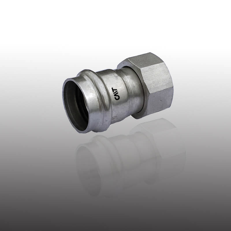 Adapter with union nut